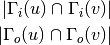 |\Gamma_i(u) \cap \Gamma_i(v)|

|\Gamma_o(u) \cap \Gamma_o(v)|